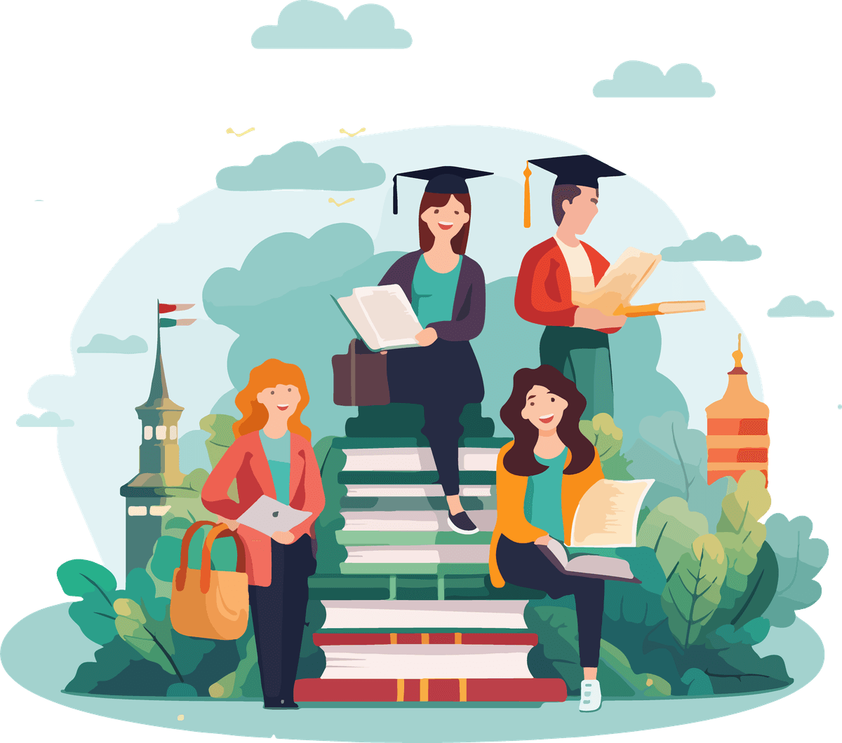 Career guidance illustration